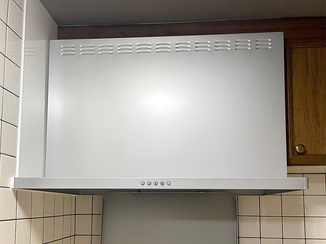 小工事 お掃除がぐっと楽になったレンジフード